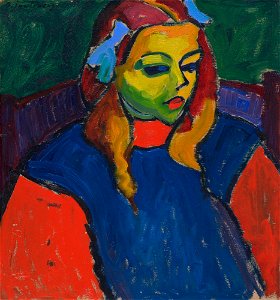 Alexej von Jawlensky - Girl with the green face