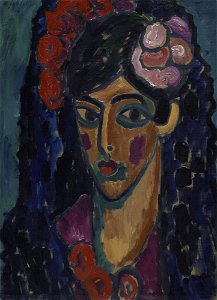 Alexej von Jawlensky - Spanierin - G 12556 - Lenbachhaus