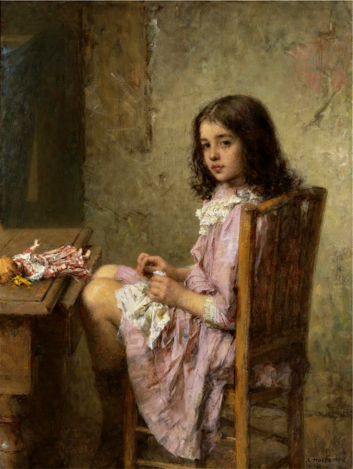 Alexei Harlamov - Young seamstress