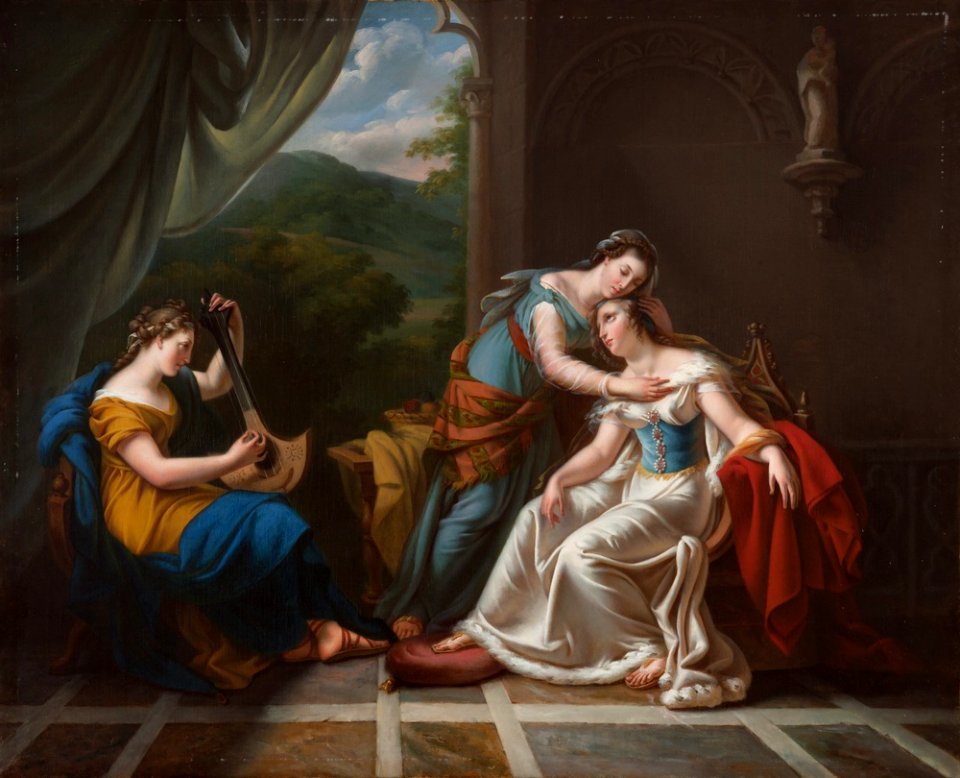 Alexandrine Delaval, Malvina-Chant de douleur sur la perte de son cher Oscar (Poésies d'Ossian)
