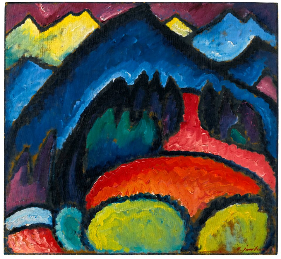Alexej von Jawlensky Oberstdorf (Gebirge) 1912