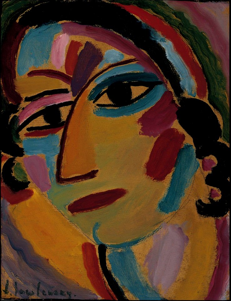 Alexej von Jawlensky - Mystischer Kopf (1917)
