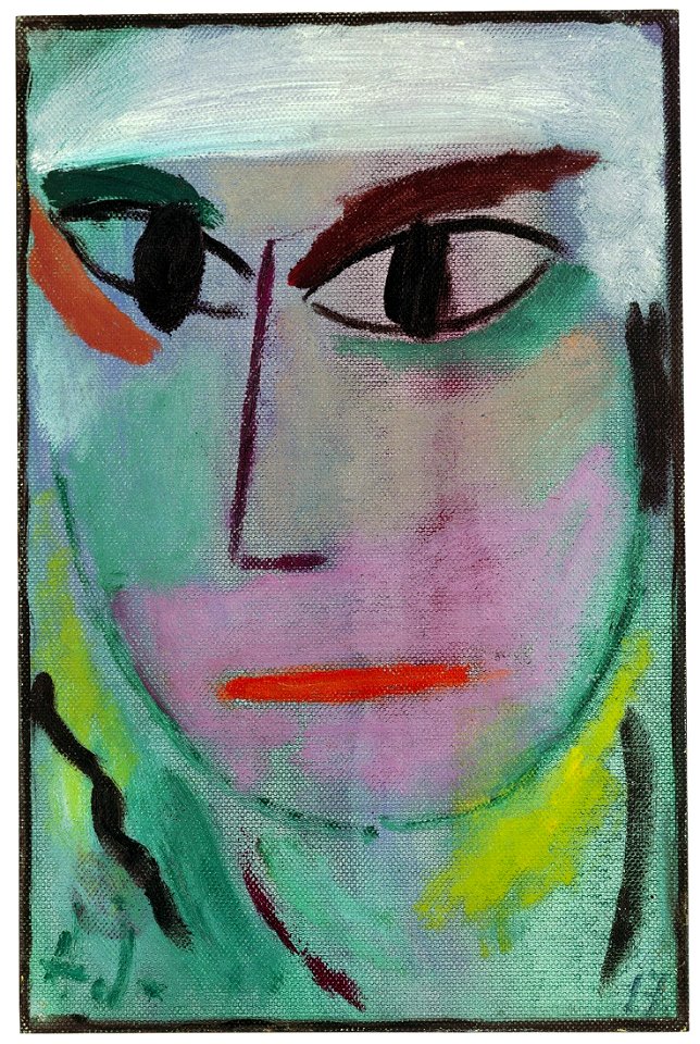 Alexej von Jawlensky Mystischer Kopf Sphinx 1917