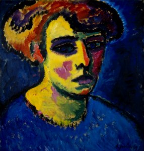 Alexej von Jawlensky - Frauenkopf (Head of a Woman) - Google Art Project