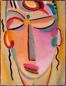 Alexej von Jawlensky - Mystischer Kopf, Meditation - G 13340 - Lenbachhaus