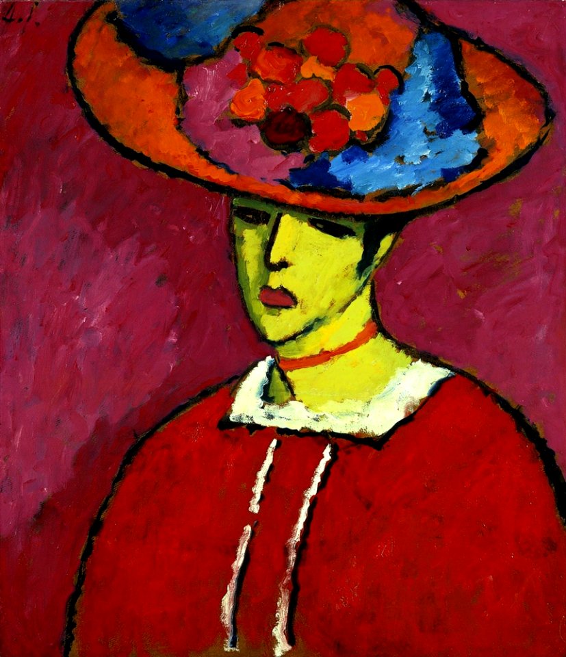 Alexej von Jawlensky - Schokko mit Tellerhut