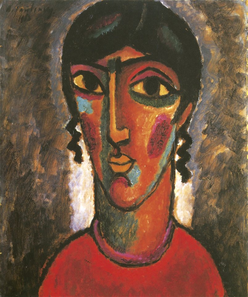 Alexej von Jawlensky - Spanierin (1913, Wiesbaden)