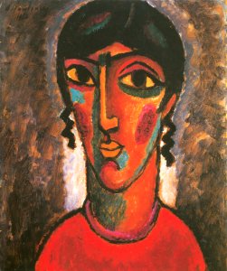 Alexej von Jawlensky - Spanierin (1913, Wiesbaden)