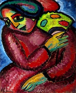 Alexej von Jawlensky - Tanz mit gelbem Fächer