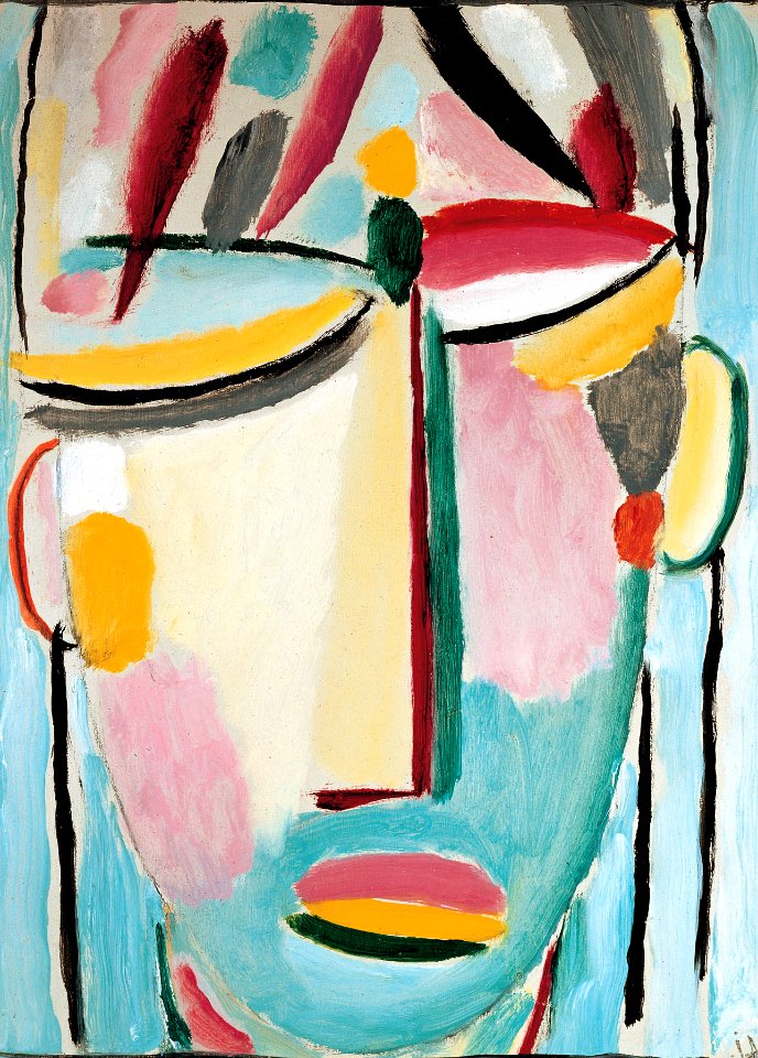 Alexej von Jawlensky - Heilandsgesicht, Der Tod II