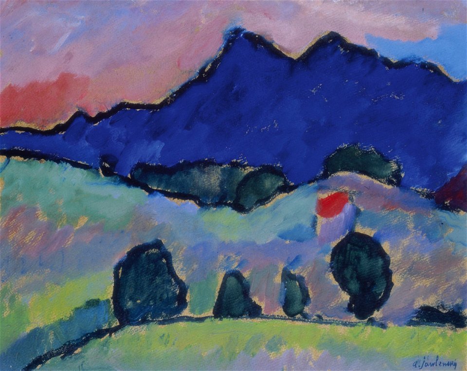 Alexej von Jawlensky - Blauer Berg