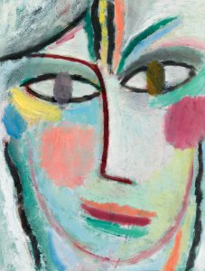 Alexej von Jawlensky - Frauenkopf, Femina (1922)