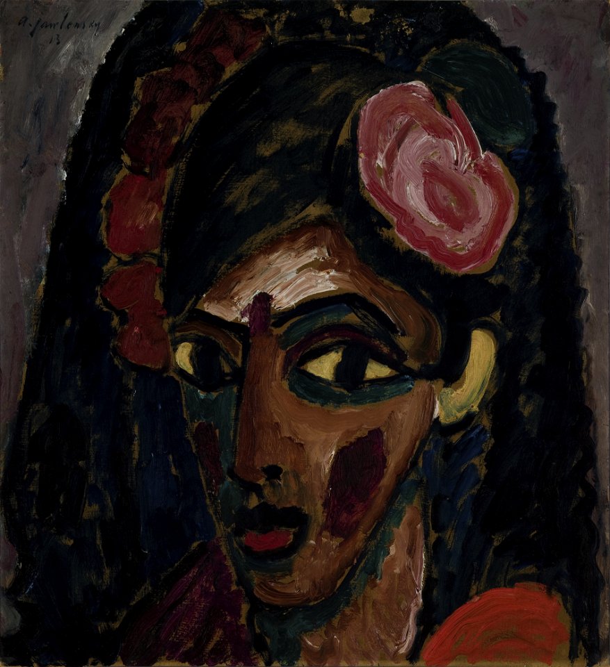 Alexei von Jawlensky - Egyptian Girl - 897-1983 - Saint Louis Art Museum