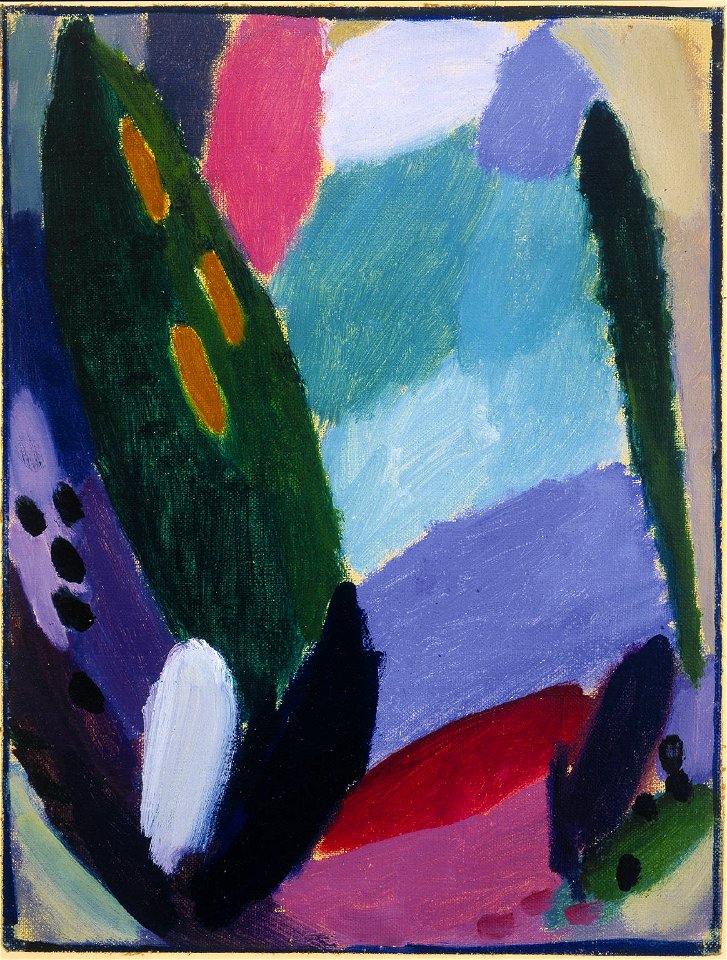 Alexej von Jawlensky - Variation No. 10 - Free Stock Illustrations ...