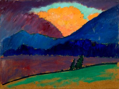 Alexej von Jawlensky - Sommerabend in Murnau - G 13109 - Lenbachhaus