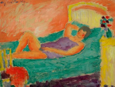 Alexej von Jawlensky Liegendes Mädchen c1917