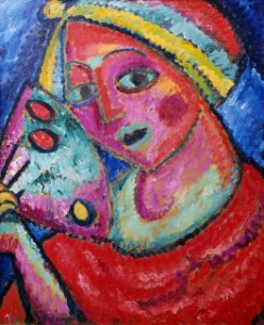 Alexej von Jawlensky - Märchenprinzessin mit Fächer