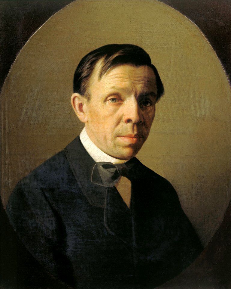 Alexey M. Kolosov - Portrait of the artist Sergey K. Zaryanko (1874)