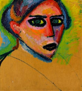 Alexej von Jawlensky - Woman's face - Google Art Project