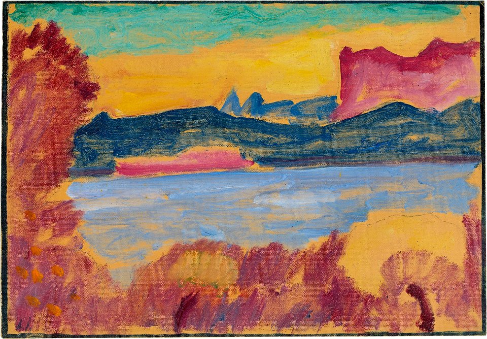 Alexej von Jawlensky - Landschaft, Genfer See