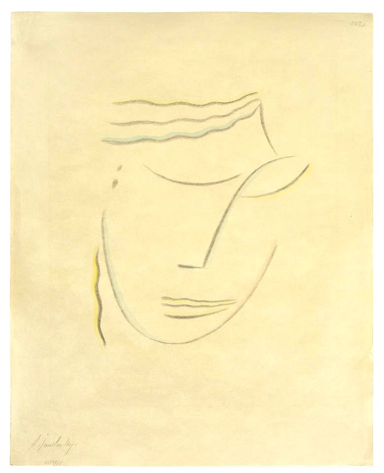 Alexej von Jawlensky Kopf III 1922
