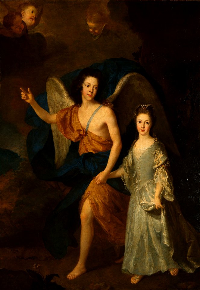 Alexis-Simon Belle (1674-1734) - Prince James Francis Edward Stuart with his sister, Princess Louisa Maria Theresa - RCIN 401175 - Royal Collection