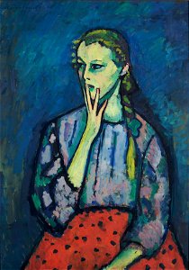 Alexej Jawlensky - Portrait of a Girl - Google Art Project
