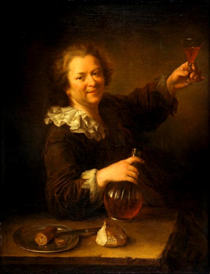 Alexis Grimou (1678-1733) - Self Portrait as a Drinker (The Toper) - NG 664 - National Galleries of Scotland