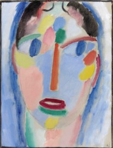 Alexej von Jawlensky - Mystischer Kopf in Blau