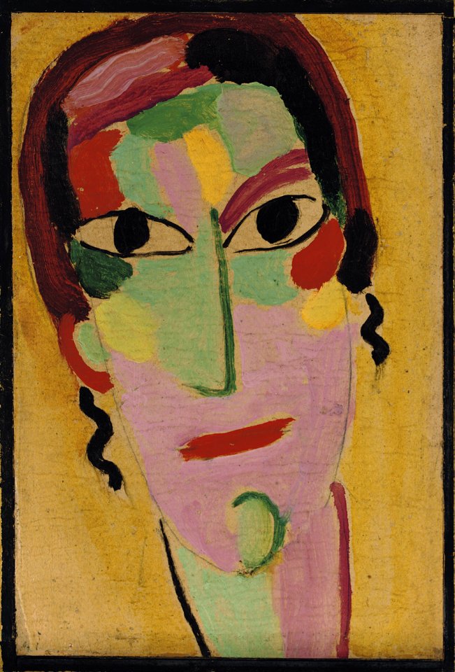 Alexej von Jawlensky Mystischer Kopf Ganz erwacht c1917