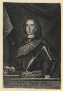 Alexey Petrovich of Russia (engraving) 06