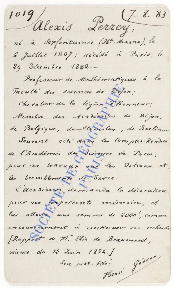 Alexis Perrey CDV by Adolphe Braun, 1877 verso