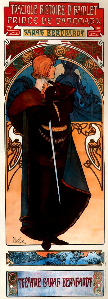 Alfons Mucha - 1899 - Hamlet