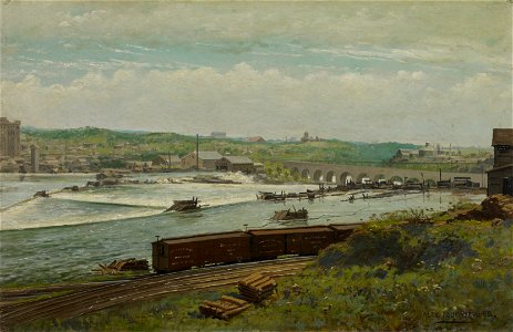 Alexis Jean Fournier - Mill Pond at Minneapolis - 46.8 - Minneapolis Institute of Arts