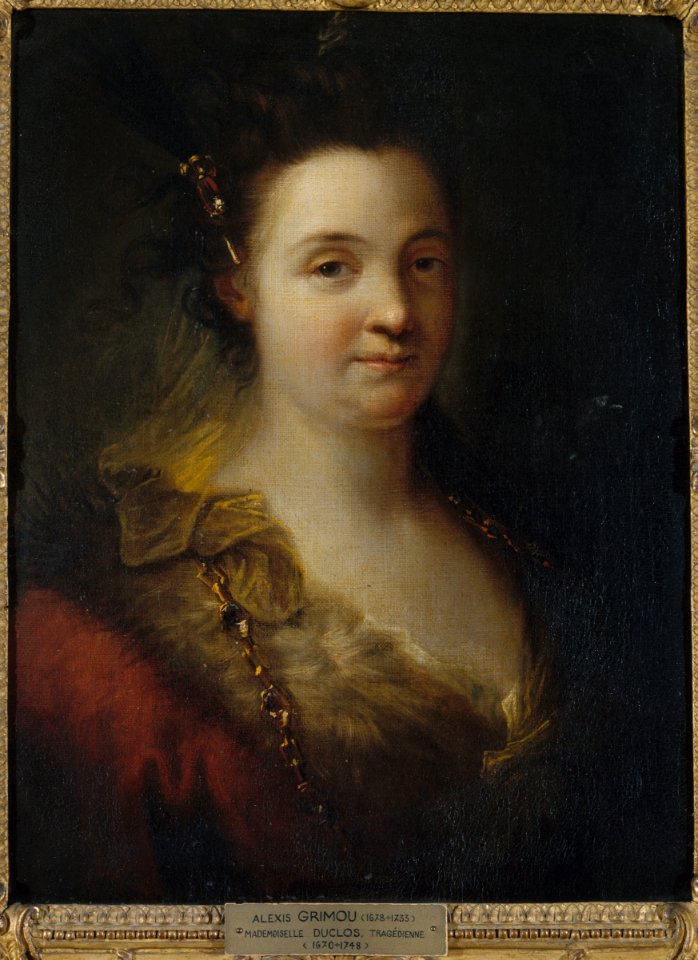 Alexis Grimou - Mademoiselle Duclos (Marie-Anne de Châteauneuf, 1670-1748, dite), sociétaire de la Comédie Française - P131 - Musée Carnavalet