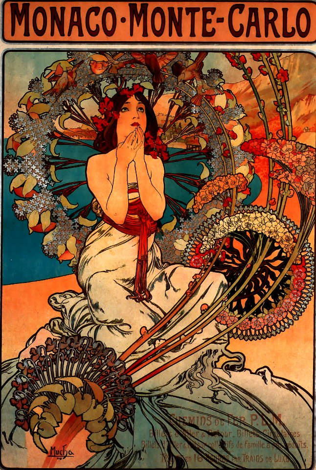 Alfons Mucha - Monaco Monte Carlo