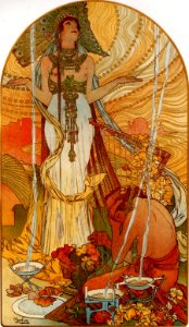 Alfons Mucha - 1896 - Salammbô. Free illustration for personal and commercial use.