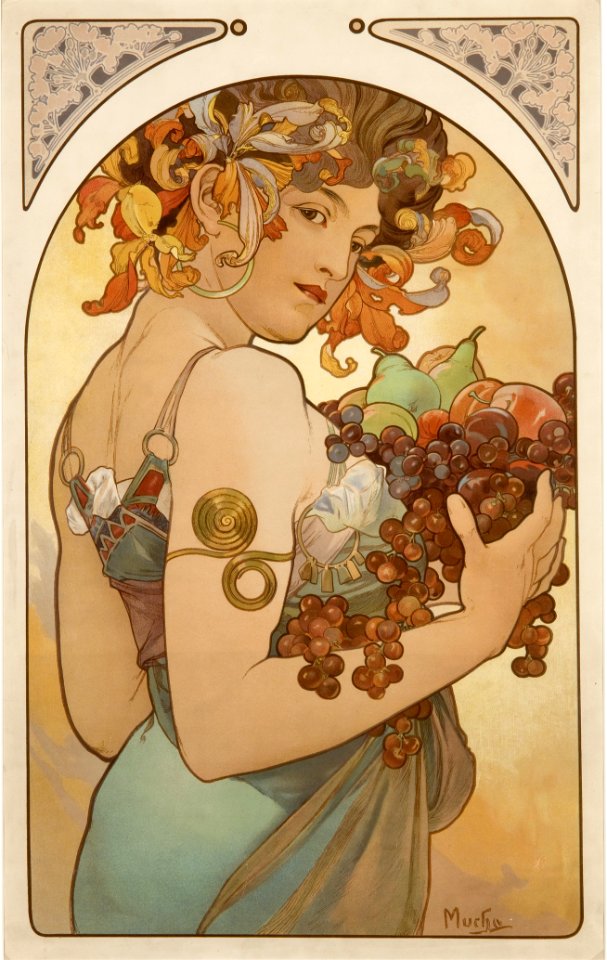 Alfons Mucha - Fruit2