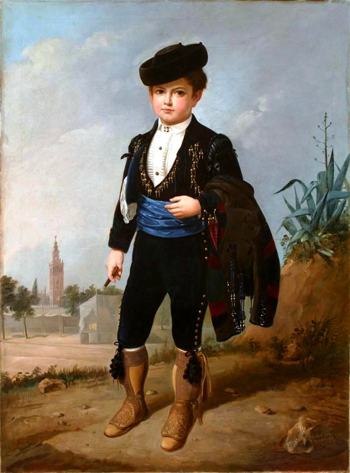 Alfonsito Cabral con puro (Museo del Romanticismo de Madrid)