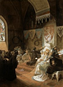 Alfons Mucha Historische Szene