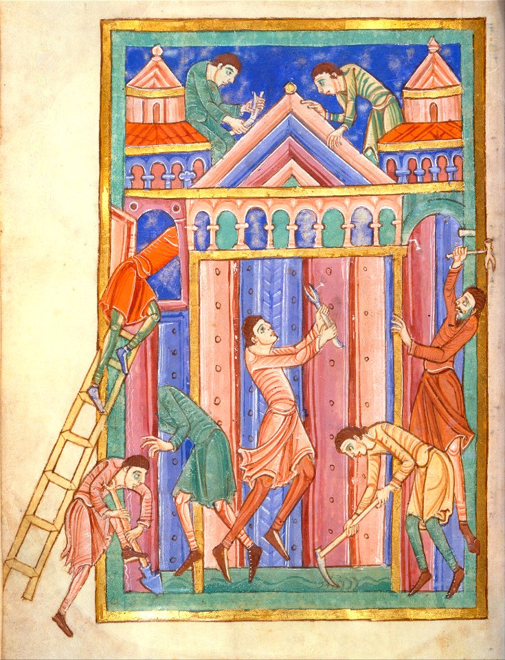 Alexis Master - Thieves Breaking into the Burial Church of St. Edmund - Google Art Project