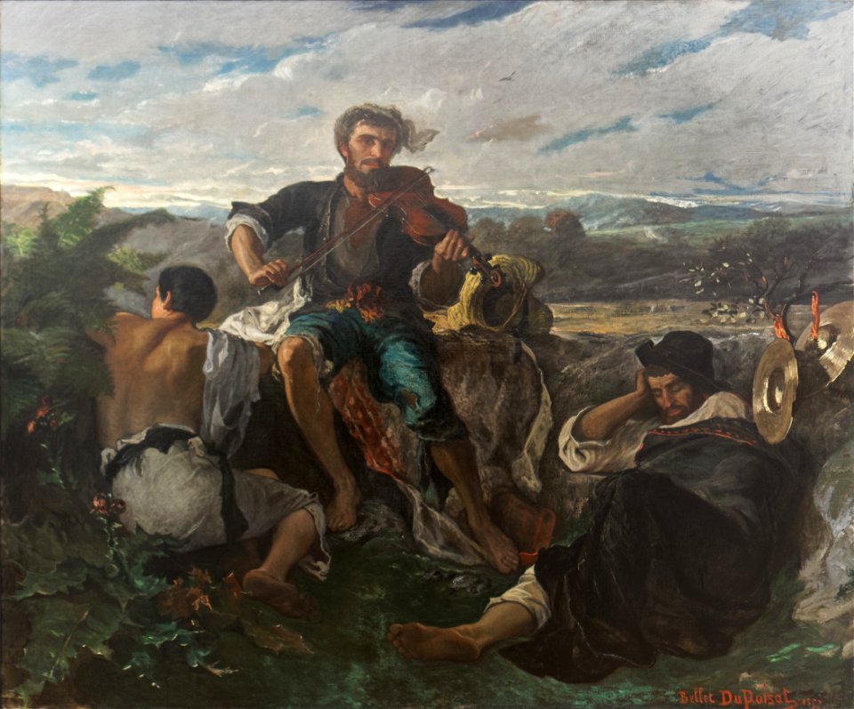 Alfred Bellet du Poisat - Les Trois bohémiens