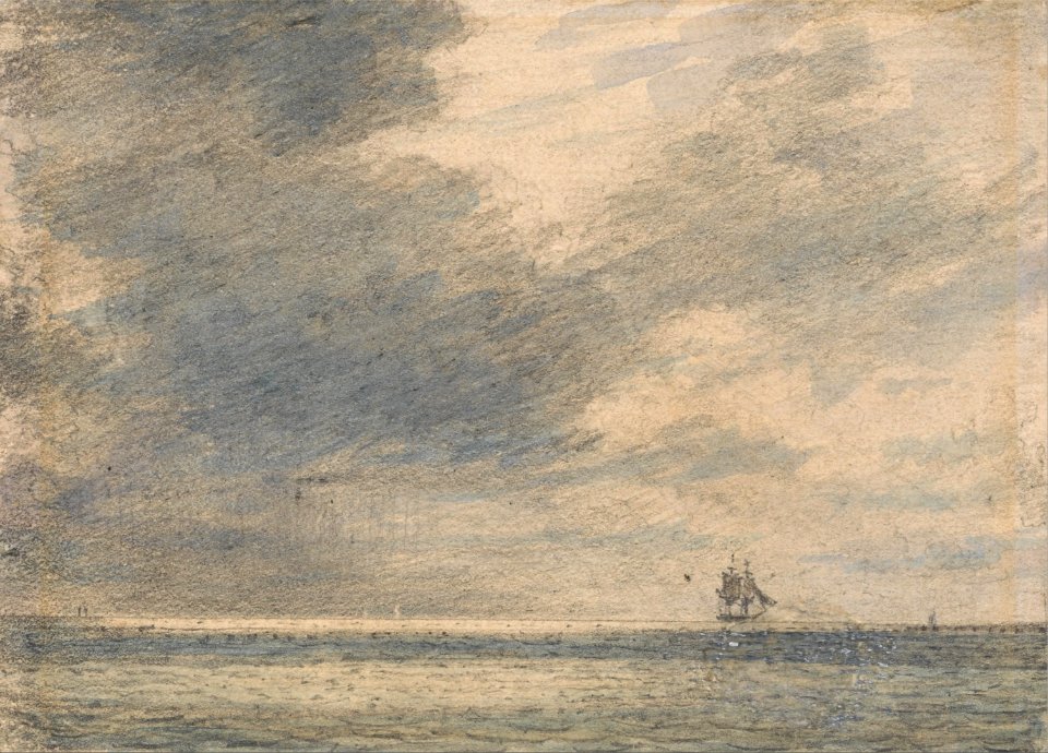Alfred Abram Constable - Evening at Sea - Google Art Project