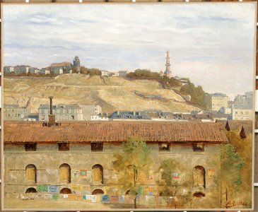 Alfred Auteroche - La butte Montmartre en 1866 - P1562 - Musée Carnavalet