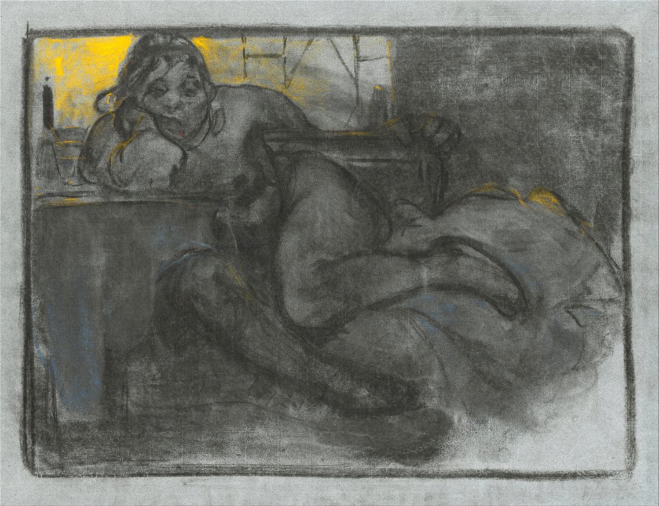 Alfons Mucha - Absinth (Study of a Woman) - Google Art Project