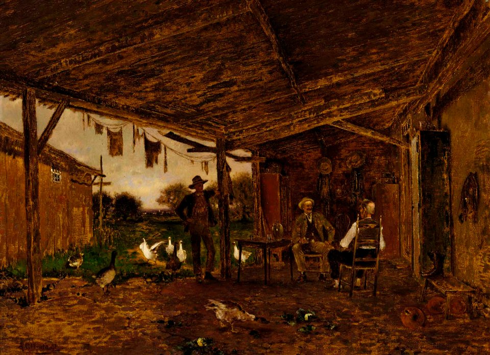 Alfred Cornelius Howland - Friendly Neighbors - 1911.5.2 - Smithsonian American Art Museum