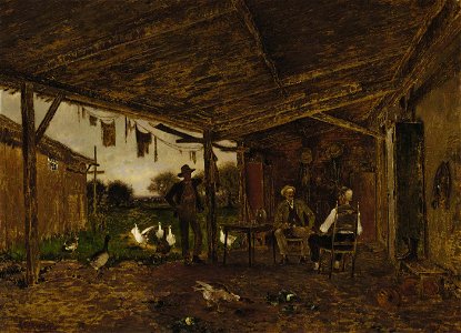 Alfred Cornelius Howland - Friendly Neighbors - 1911.5.2 - Smithsonian American Art Museum