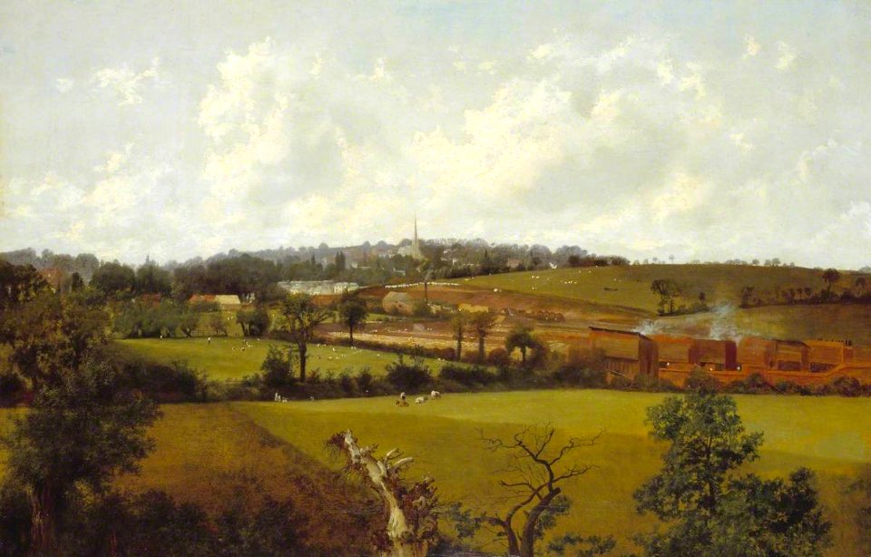 Alfred Clint (1807-1883) - Hampstead from the South-East - N04809 - National Gallery