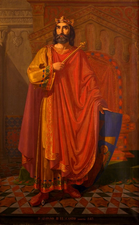 Alfonso II el Casto, rey de Asturias (Museo del Prado)