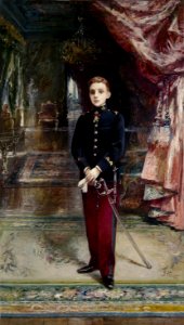 Alfonso XIII, cadete. (Museo del Prado)